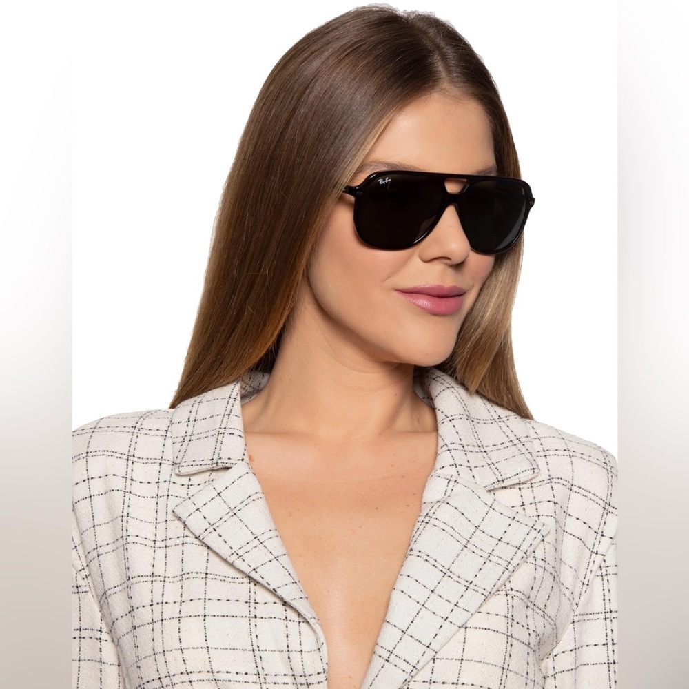 Ray-Ban RB2198 Bill Sunglasses 1333/48 Grey Tortoise 60-145 W/ Case & Box - Picture 6 of 16